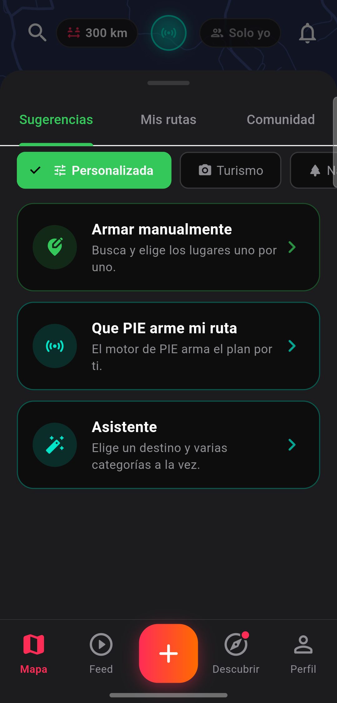 Armar una ruta